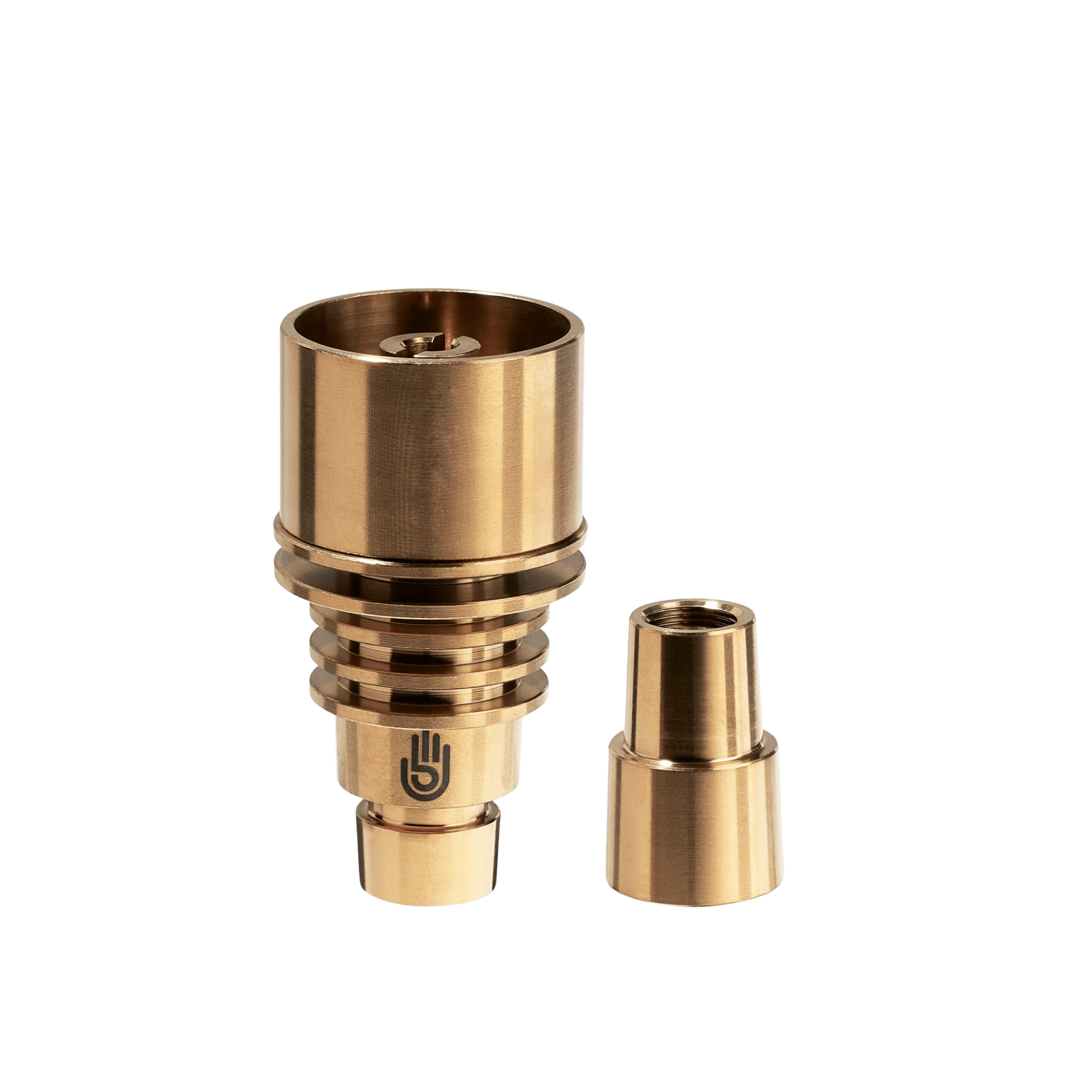 25mm Gold Universal Deep Dish Titanium Nail - High Five