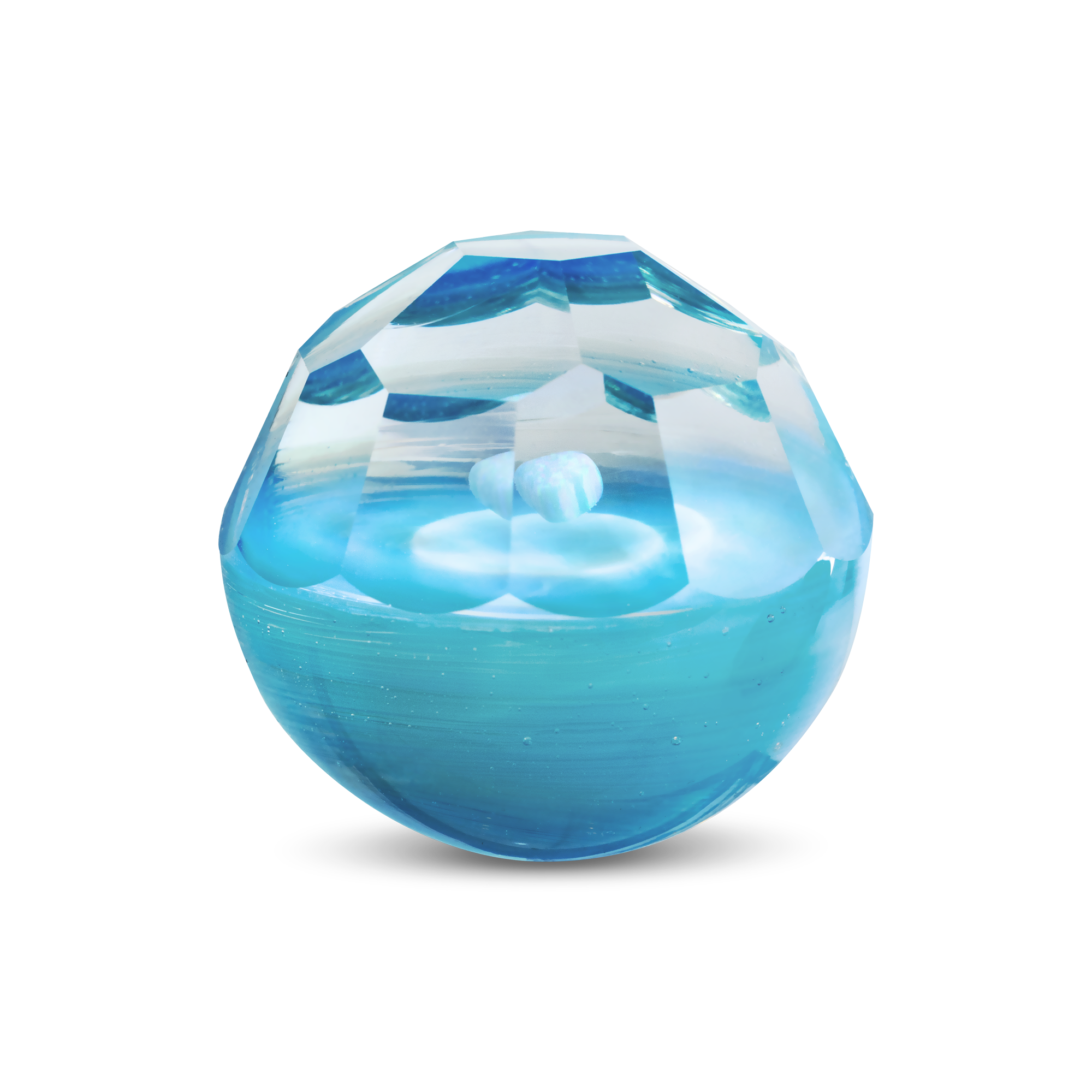 Faceted Opal Marble Carb Cap