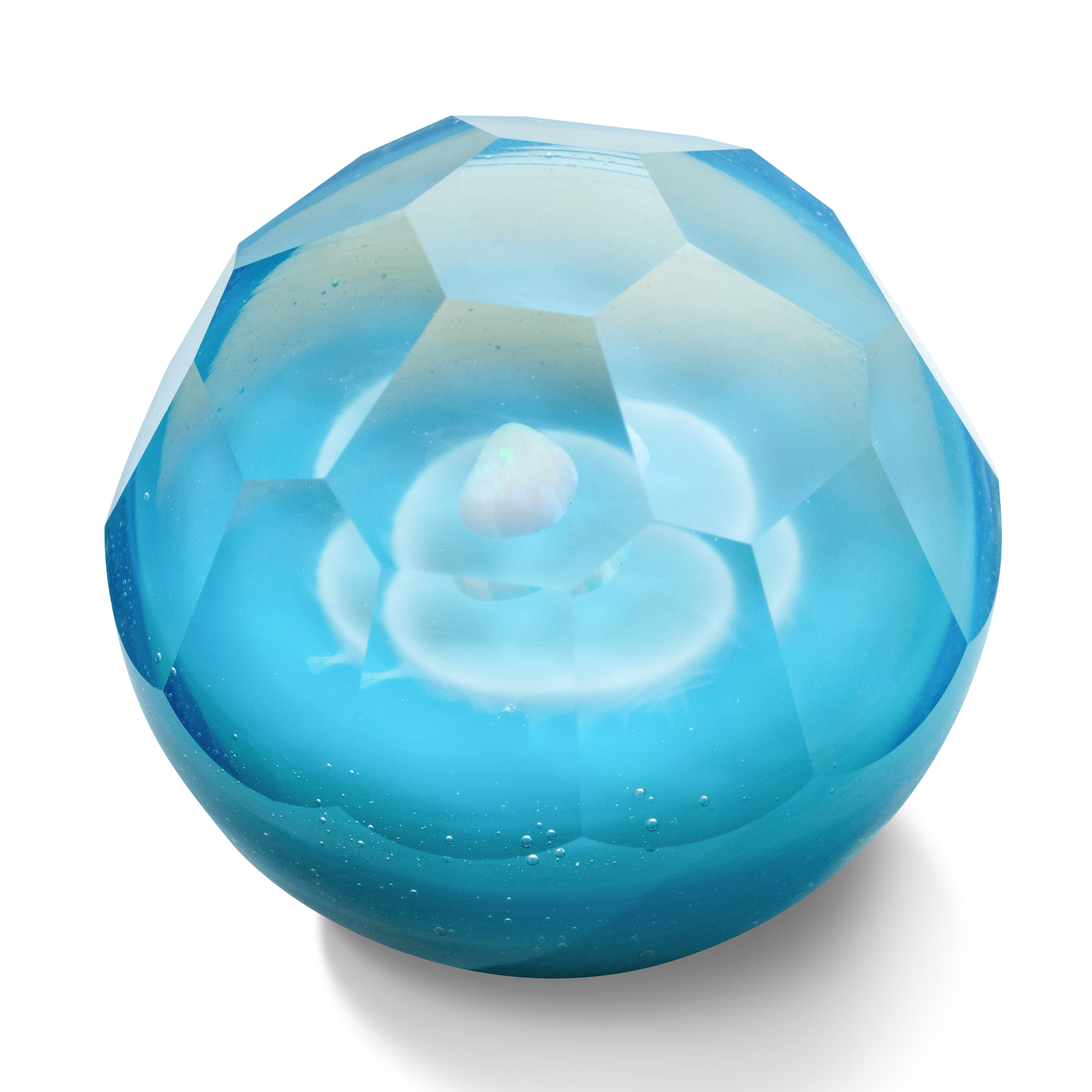 Faceted Opal Marble Carb Cap