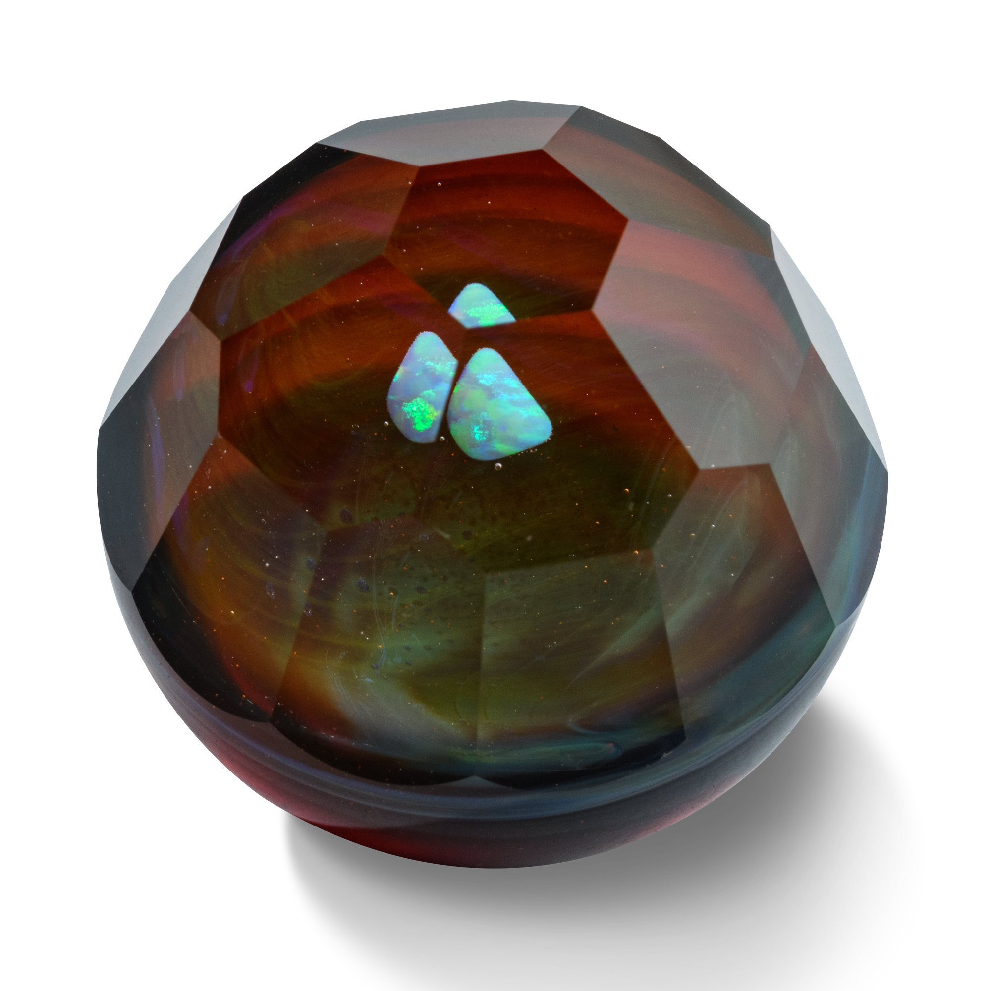 Faceted Opal Marble Carb Cap