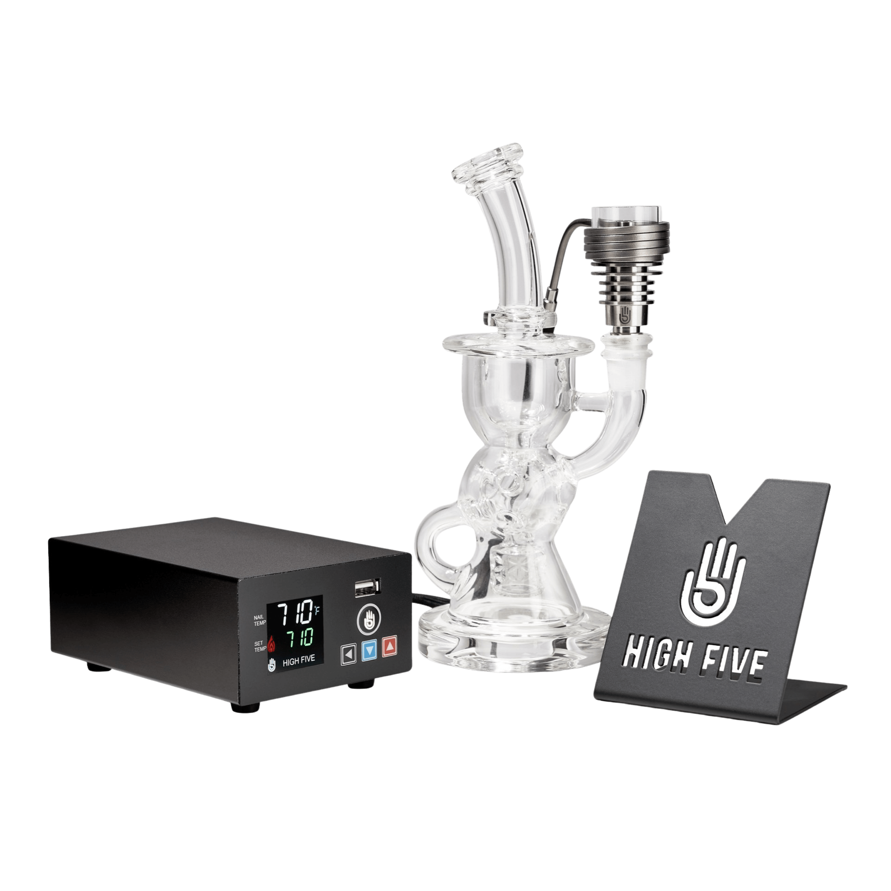 LCD E-Nail Hybrid Nail & Rig Kit - High Five