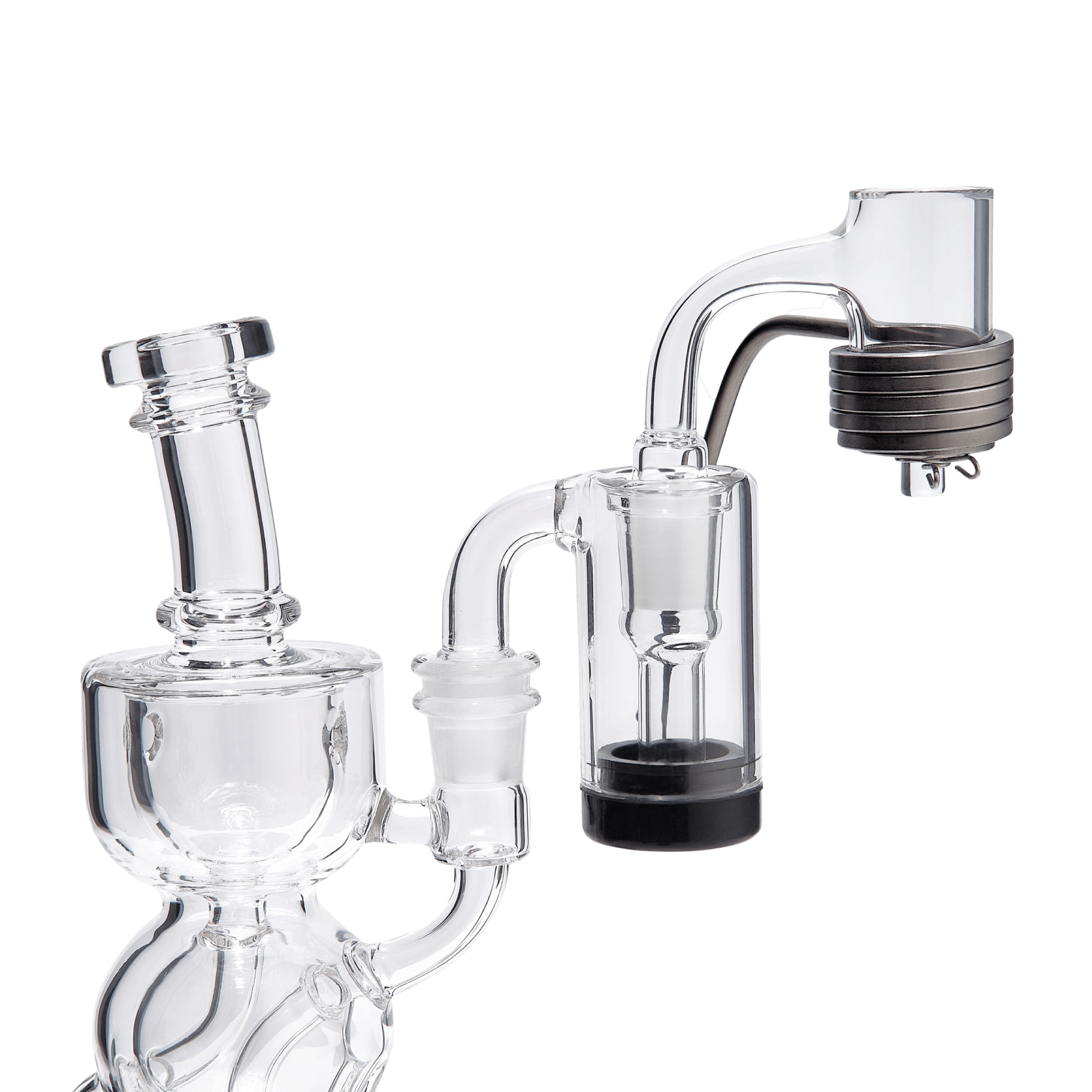 LCD E-Nail Quartz E-Banger & Rig Kit - High Five