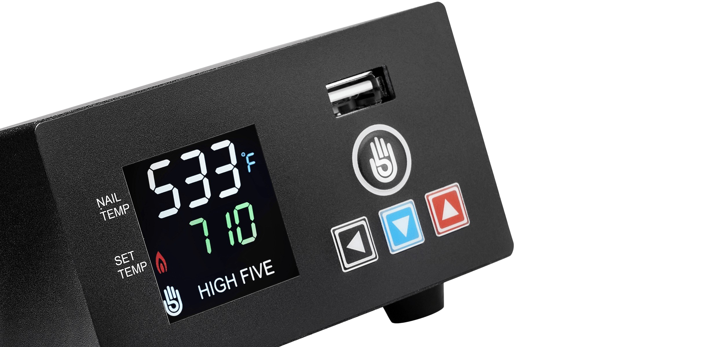 LCD E-Nail Titanium Herb Nail Kit