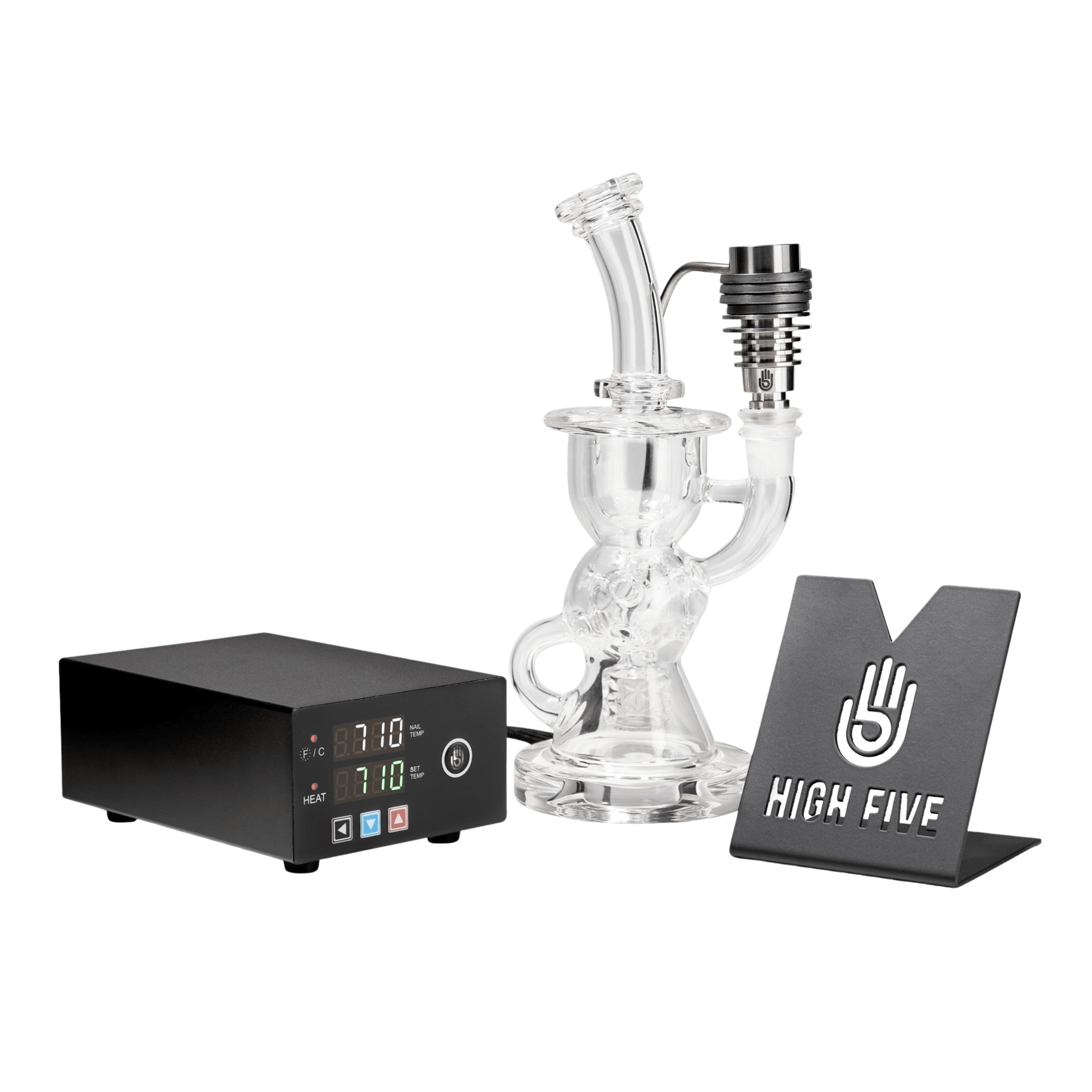 Micro E-Nail Titanium Nail & Rig Kit - High Five