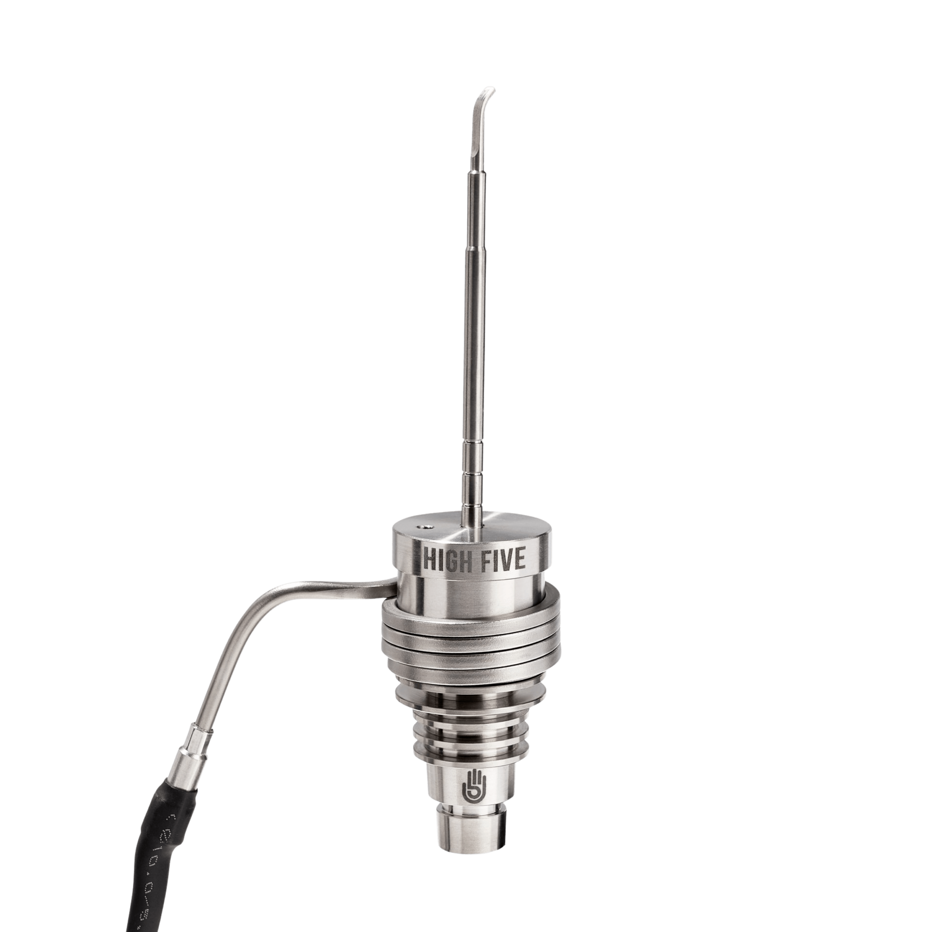 Silver Flat Tip Carb Cap - High Five