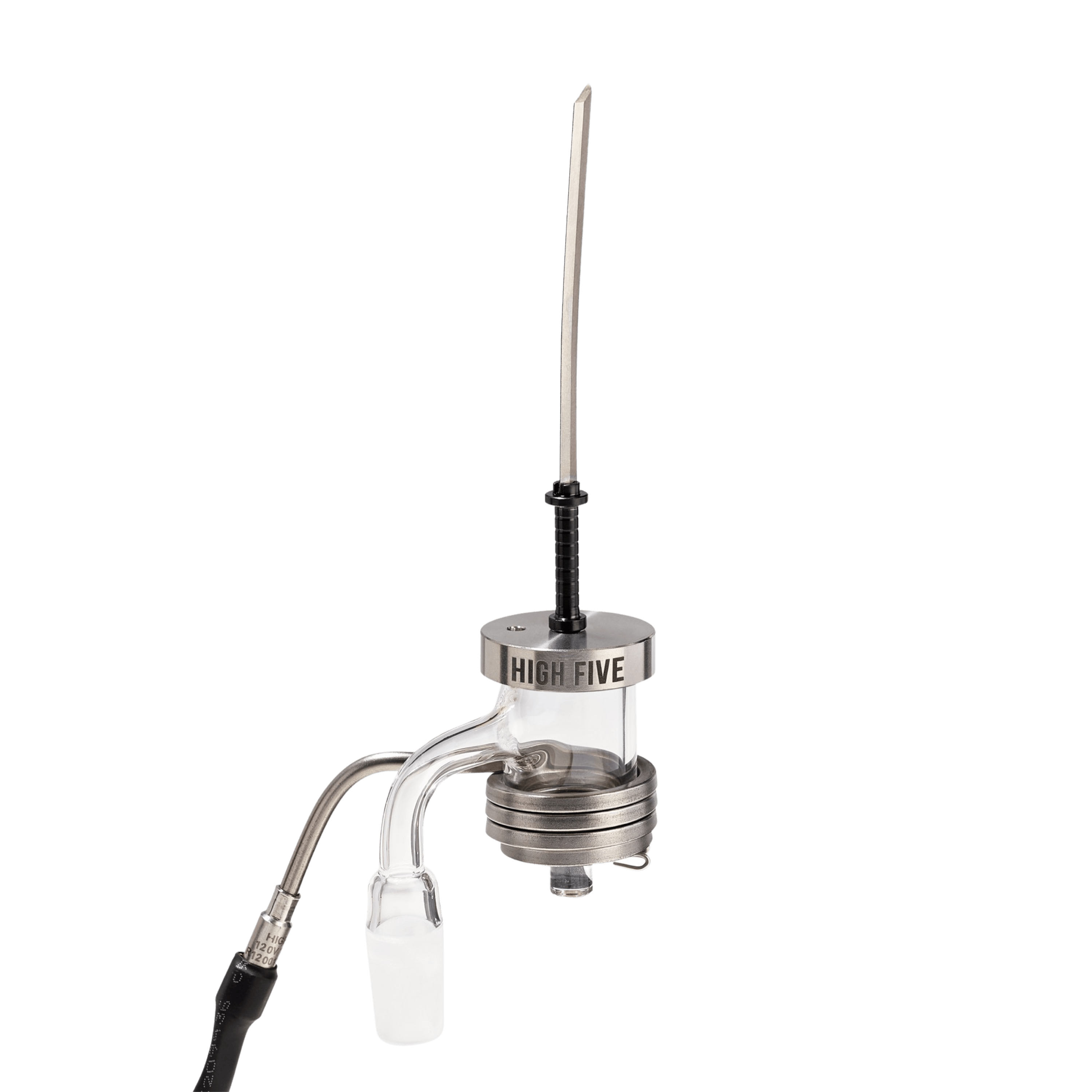 Silver Katana Carb Cap - High Five