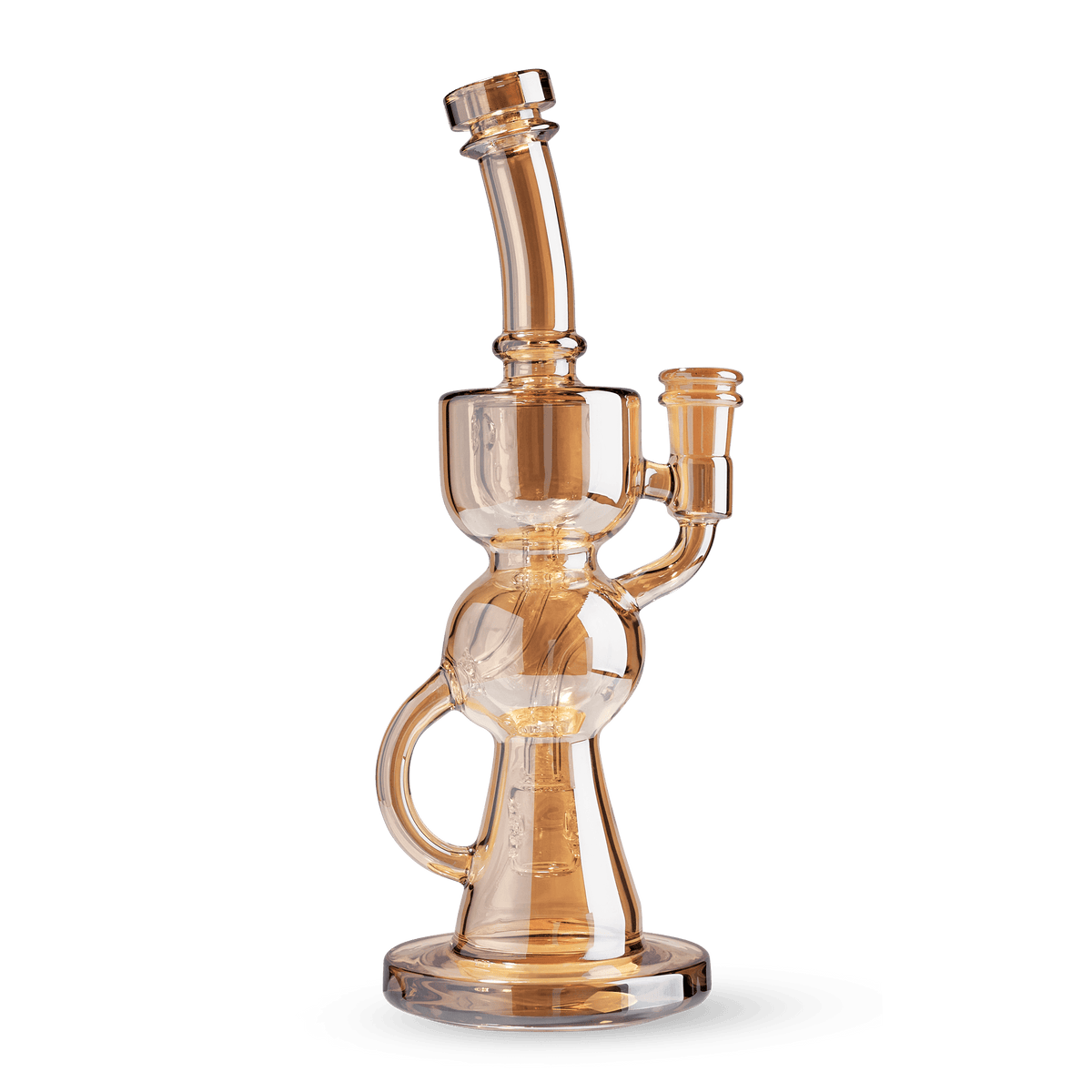 High Five FTK Amber Glass Dab Rig