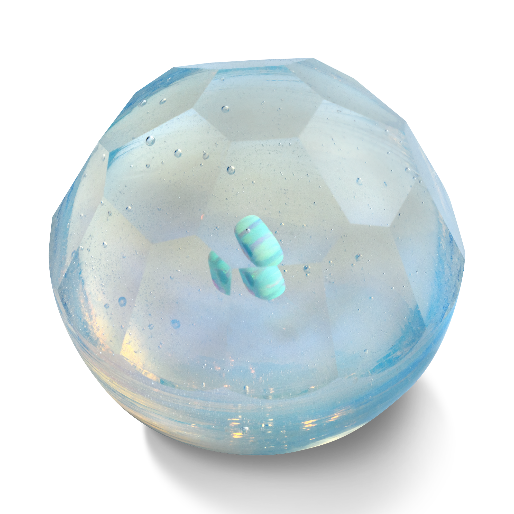 Faceted Opal Marble Carb Cap