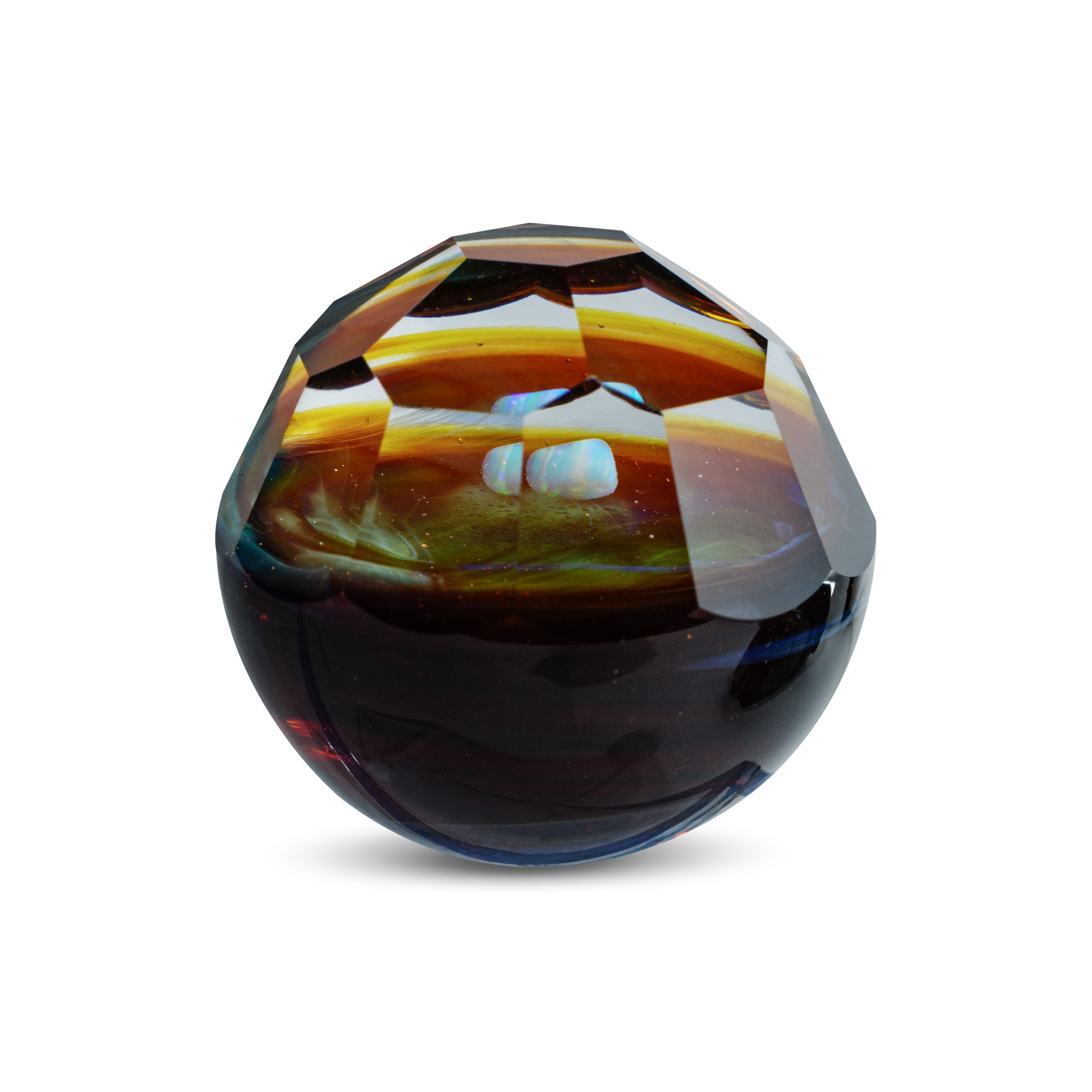 Faceted Opal Marble Carb Cap