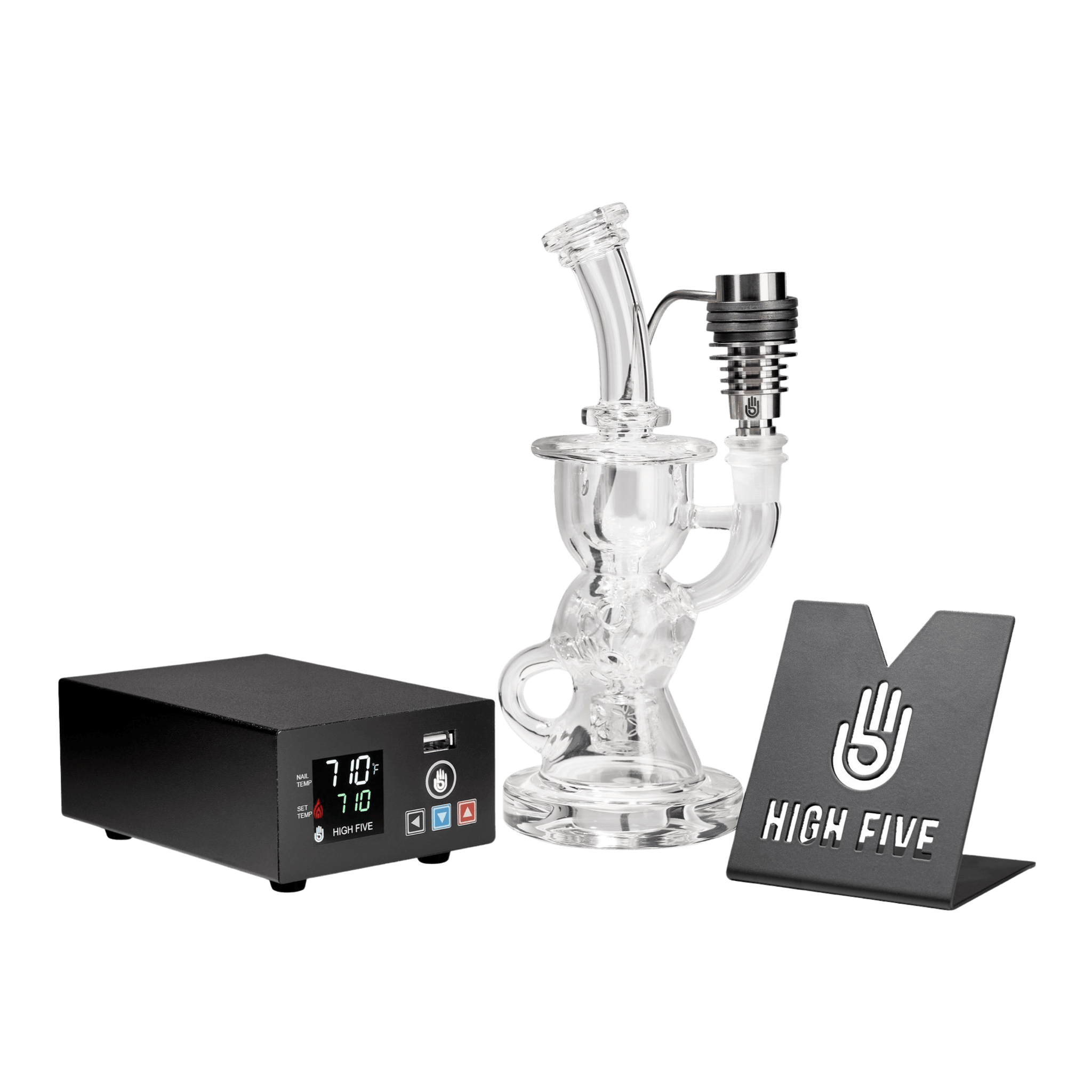 E-Nail LCD Titanium Nail & Rig Kit
